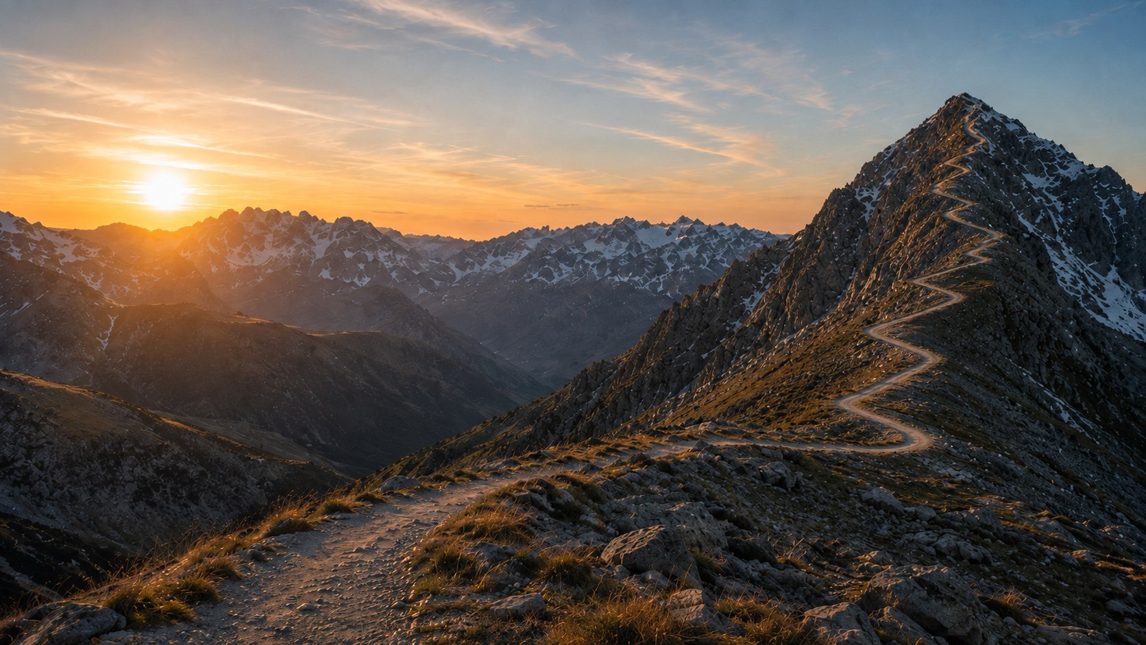 The same ridge, a little later